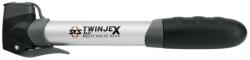 SKS Germany Twinjex alumínium minipumpa, minden szeleptípushoz, 10 bar, ezüst színű