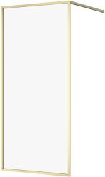 Cersanit Larga zuhanykabin fal walk-in 90 cm arany matt/átlátszó üveg S164-072 (S164072)