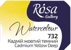 Rosa 343732 Vopsea acuarela 732 Cadmium Yellow Deep 2, 5 ml 1 buc (343732)