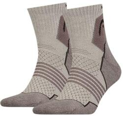 HEAD Világosbarna melange túrázó zokni 43-46 a férfiak számára 43 barna|lila