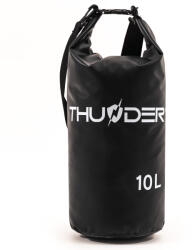THUNDER Vízhatlan hátizsák, tágas SUP, evezős táska 10L fekete