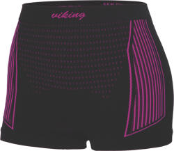 VIKING Termoaktív boxeralsó női Etna Women S fekete|rózsaszín