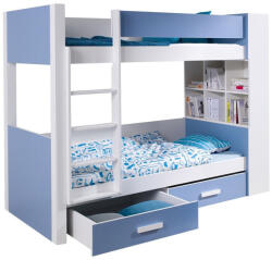  Emeletes ágy Henderson 141 (Fehér + Kék)