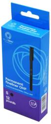 BLUERING Rostirón, tűfilc alkoholos 0, 4mm, OHP Bluering® S fekete - nyomtassingyen