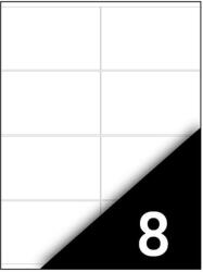 Fortuna Etikett FORTUNA 105x70mm univerzális 800 címke/doboz 100 ív/doboz (10722) - nyomtassingyen