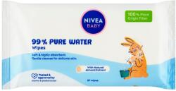 Nivea baba törlőkendő (57 db/fólia) 99%-os tisztaságú víz