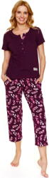 Doctor Nap Pijama dama DOCTOR NAP PM. 7267 burgundy: S (PM.7267.BURGUNDY S)