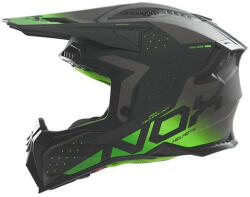 NOX N634 black-green motocross bukósisak (N634GMBGF-L-szj)