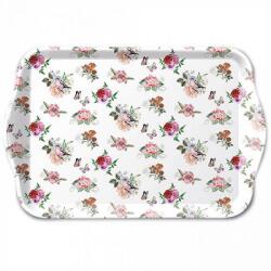 Ambiente B. V Charlotte rózsás - madaras műanyag kistálca - 21x13 cm (VR-13719350)
