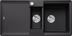 BLANCO ADIRA 6S-F Silgranit mosogatótál. fekete tart. , excenterrel (527609)