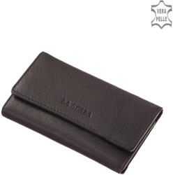 La Scala AD1701 fekete bőr kulcstartó