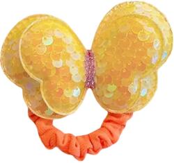 HARAHU Elastic de păr SH-38258 - Galben / Portocalie KP38258