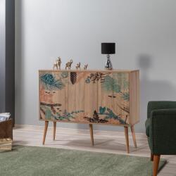 Vella Consolă Mega - Console 5, Stejar Sonoma, 90x60x120 cm (863SPH3942)