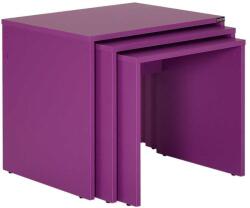 Adore Set 3 Masute Cafea Zigon Adore, 55x47x40 cm (SHP-103-UU-1) Masa de cafea