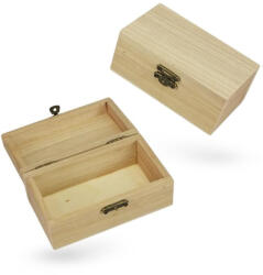  Csatos natúr fadoboz 12x7cm