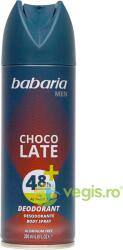 Babaria Deodorant Spray pentru Barbati Protectie 48h+ fara Aluminiu Chocolate 200ml