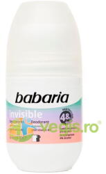 Babaria Deodorant Roll-On Anti Pete Albe fara Alcool Invisible 50ml
