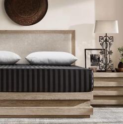 Luofanfei Cearceaf 140A 200 cm Satin negru cu Dungi , Respirant, Elastic Integral, Bonnet 15, 30 cm (b0ct5qctd7) Lenjerie de pat