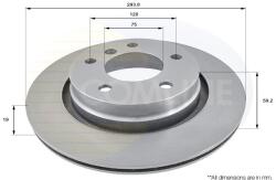 COMLINE Brzdový kotúč COMLINE ADC1723V (ADC1723V)