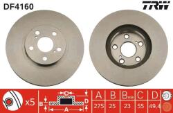 TRW Disc frana TRW DF4160 (DF4160)