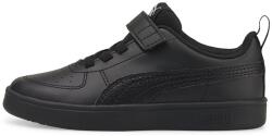 PUMA Puma, Rickie AC+ tépőzáras műbőr sneaker, Fekete, 28 EU (385836-02-10)