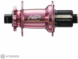 Novatec XD602SB/A-B12-ABG hátsó agy, 6 lyukú, 32 lyukú, 12x148 mm, Shimano HG, eloxált rózsaszín, OEM