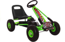 LEAN Toys A-15 Zöld Go-Kart - Gyerek és Felnőtt Gokart (5907625589901)