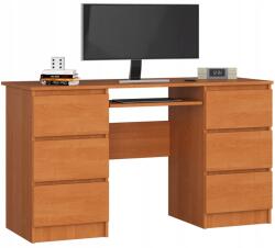 AKORD Számítógépasztal A-11 éger 135cm 6 fiókos Akd (IP0PBIUOLCA11)