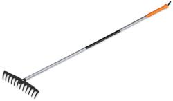 TQ Acéltengelyes Gereblye - 12 fogú, Kerti