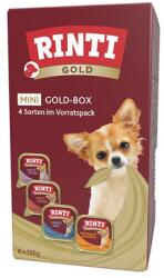 RINTI Gold Mini Multibox 8x100 g nedves táplálék kicsi fajtájú felnőtt kutyák számára