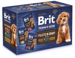 Brit Premium by Nature Dog Fillets in Gravy Multipack 12x85g nedves kutyatáp szószban felnőtt kutyák számára