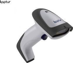 Kaptur KP1101: Advanced Plus 1D vonalkód szkenner Vezetékes 1D Lézer Fekete/szürke Kézi szkenner állvánnyal USB (934833) (934833)