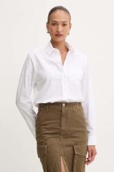 PINKO pamut ing női, galléros, fehér, regular, 103708 A1XZ - fehér 40