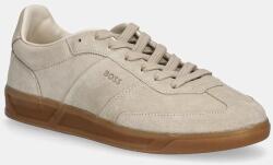 HUGO BOSS velúr sportcipő Brenta - bézs Női 38 - answear - 55 590 Ft