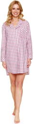 Doctor Nap Cămașă de noapte cu nasturi DOCTOR NAP TM. 7300 MAUVE: S/M (TM.7300.MAUVE S/M)