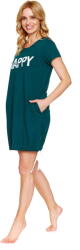 Doctor Nap Cămașă de noapte DOCTOR NAP TCB. 9504 EMERALD: XL (TCB.9504.EMERALD XL)