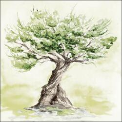 Ambiente Olajfa mintás szalvéta - Olive tree (VR-13319435)
