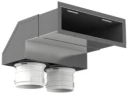  Fali vagy mennyezeti légrácsfogadó (Blaufast 0833200x55/75x2)