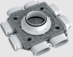  Osztódoboz Ovális 125/8x52x117mm (BlauFast SO 125/52x8 60P)