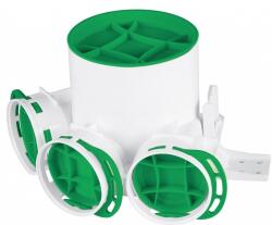  Műanyag szelepfogadó 3x75mm/125mm - szellozesaruhaz