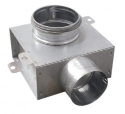  horganyzott acél szelepfogadó 100/1x75mm - szellozesaruhaz - 11 000 Ft