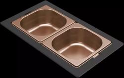 ELLECI ELLECI- Tároló edény kétrészes gourmet 366 bronz HPL kerettel (KF012065BZ) - ellecimarkabolt