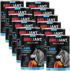  BRILLIANT WOLFLAND BÁRÁNY VÖRÖSÁFONYÁVAL ÉS ÉDESBURGONYÁVAL(LAMB CRANBERRIES AND SWEET POTATO) 12x400G