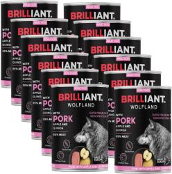  BRILLIANT WOLFLAND SERTÉS ALMÁVAL ÉS QUINOÁVAL(PORK APPLE AND QUINOA)12x400G