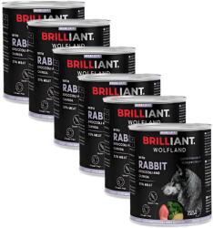  BRILLIANT WOLFLAND NYÚL BROKKOLIVAL ÉS QUINOÁVAL(RABBIT BROCCOLI AND QUINOA) 6x800G