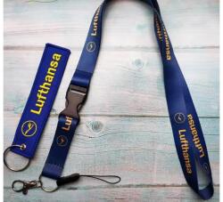  Lufthansa nyakpánt és kulcstartó (kék)