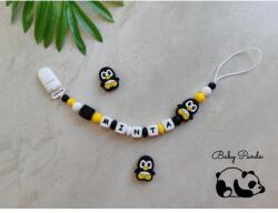 Baby Panda Névre szóló cumilánc - Pingvin