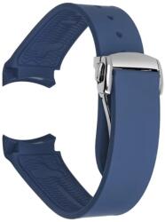  Curea silicon navy capăt curbat 22mm pentru Omega Seamaster