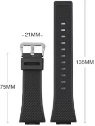  Curea tip Casio neagră din cauciuc G-Shock GM-110