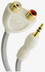 AudioQuest Cablu splitter 1 x Jack3.5 tata la 2 x RCA mama Audioquest FLX Mini/RCA Splitter, 15cm